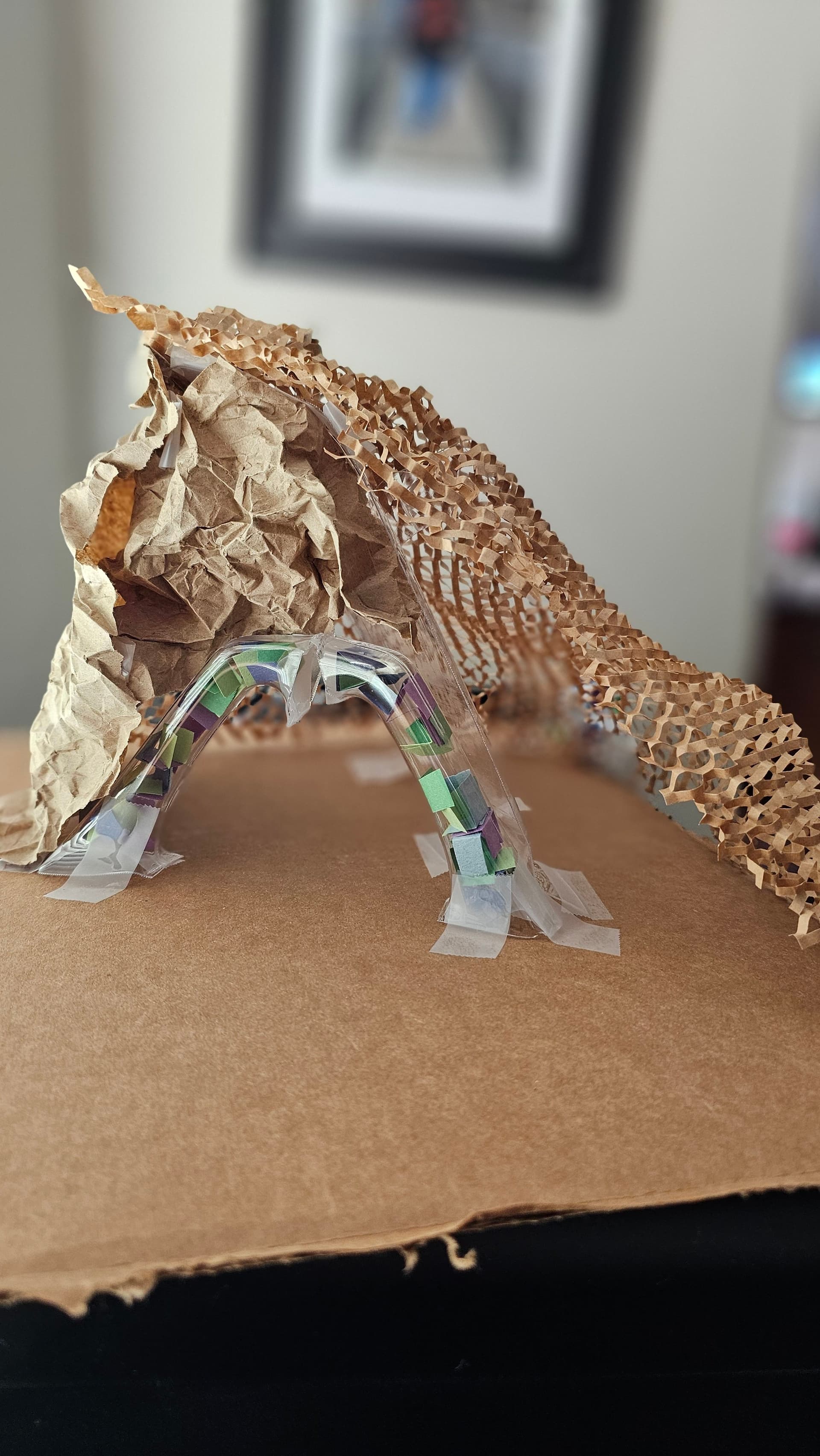 Masterpiece Challenge entry built from scrap materials