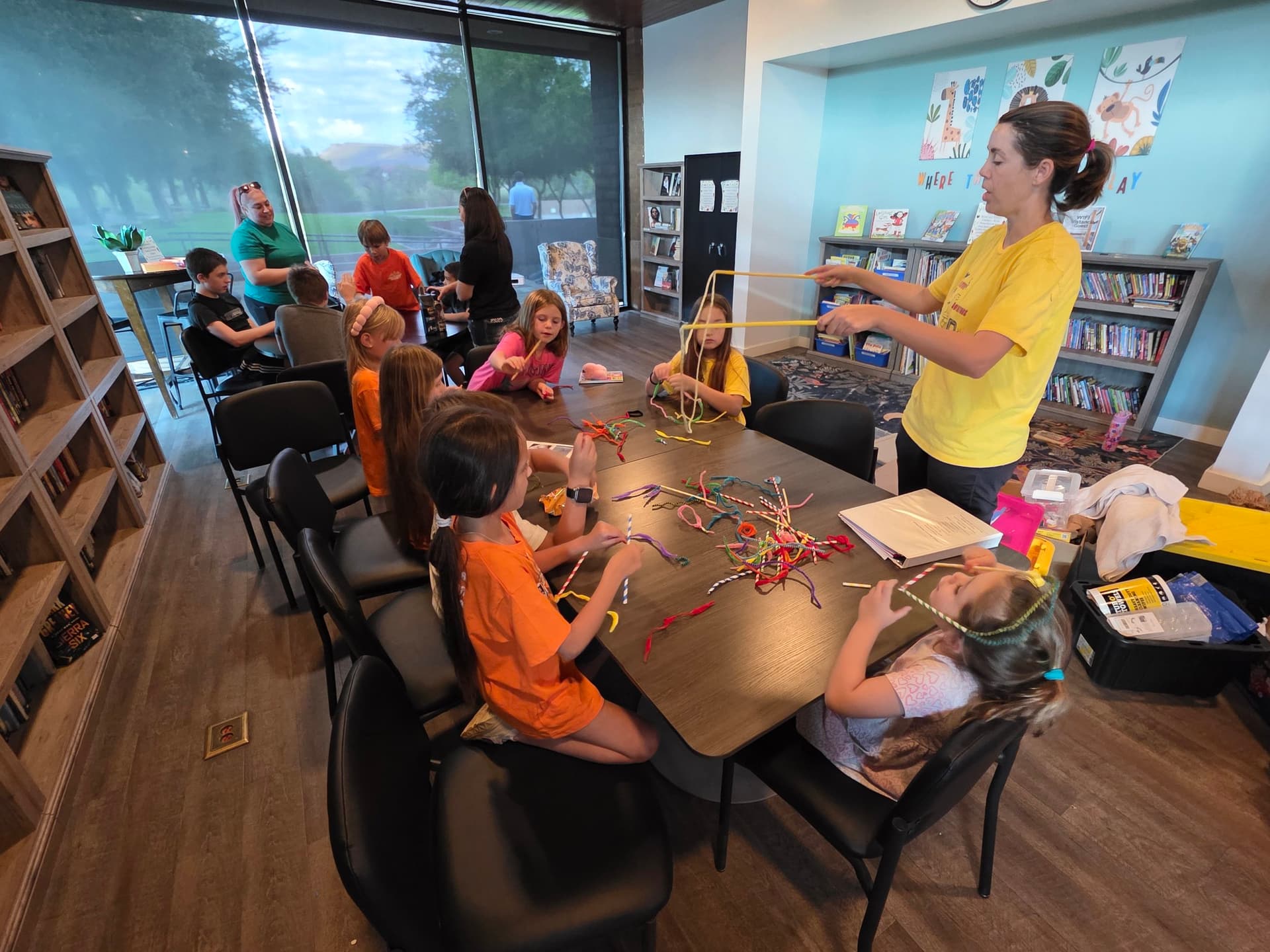 Primary students at CIP