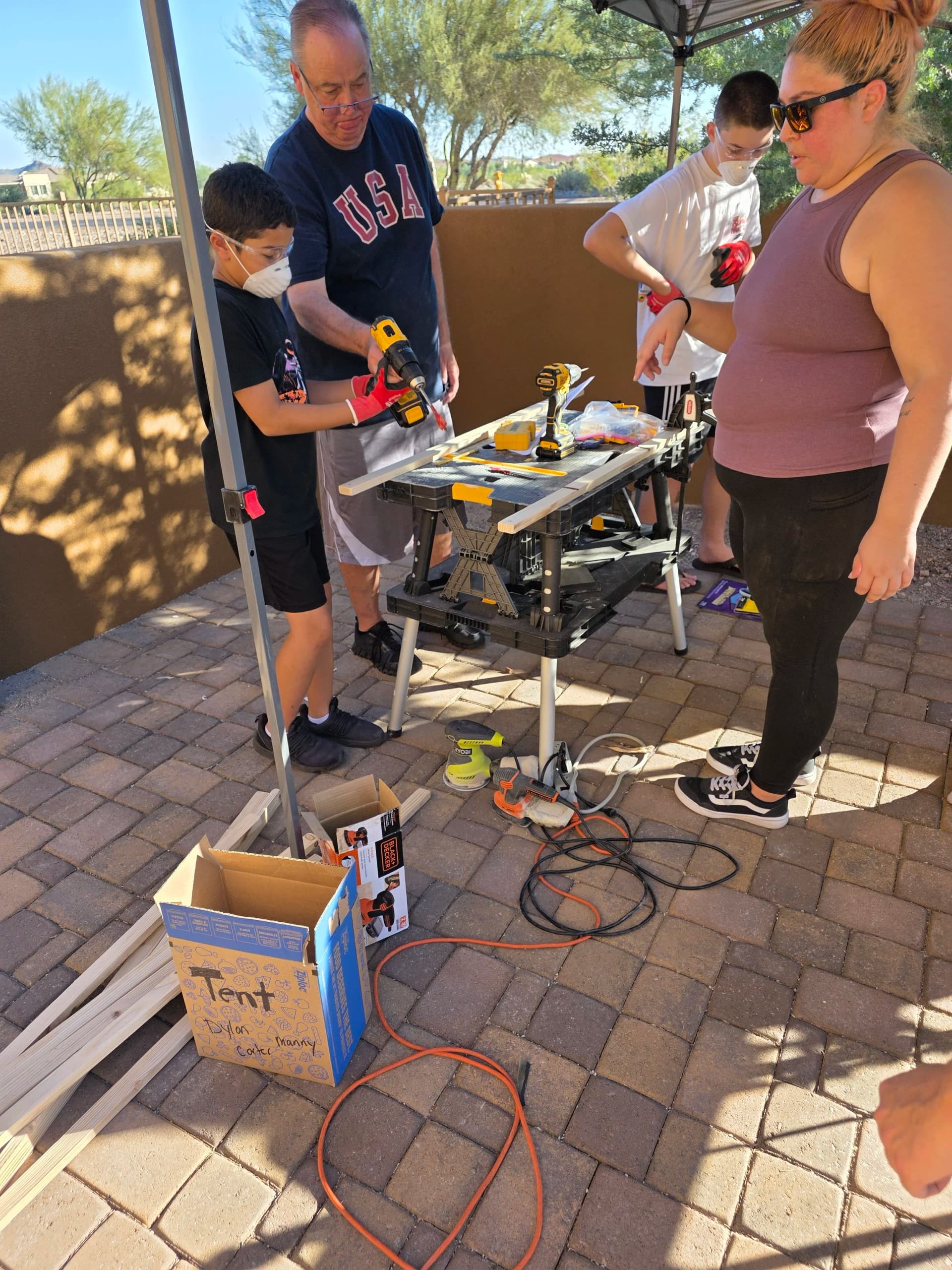 Student refining a project at CIP