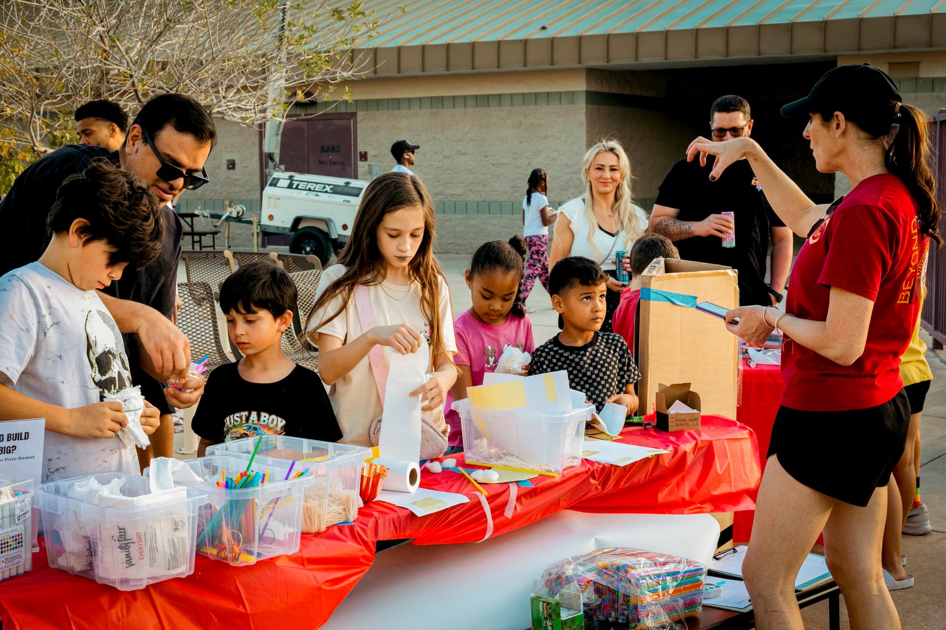 CIP at a school STEAM night