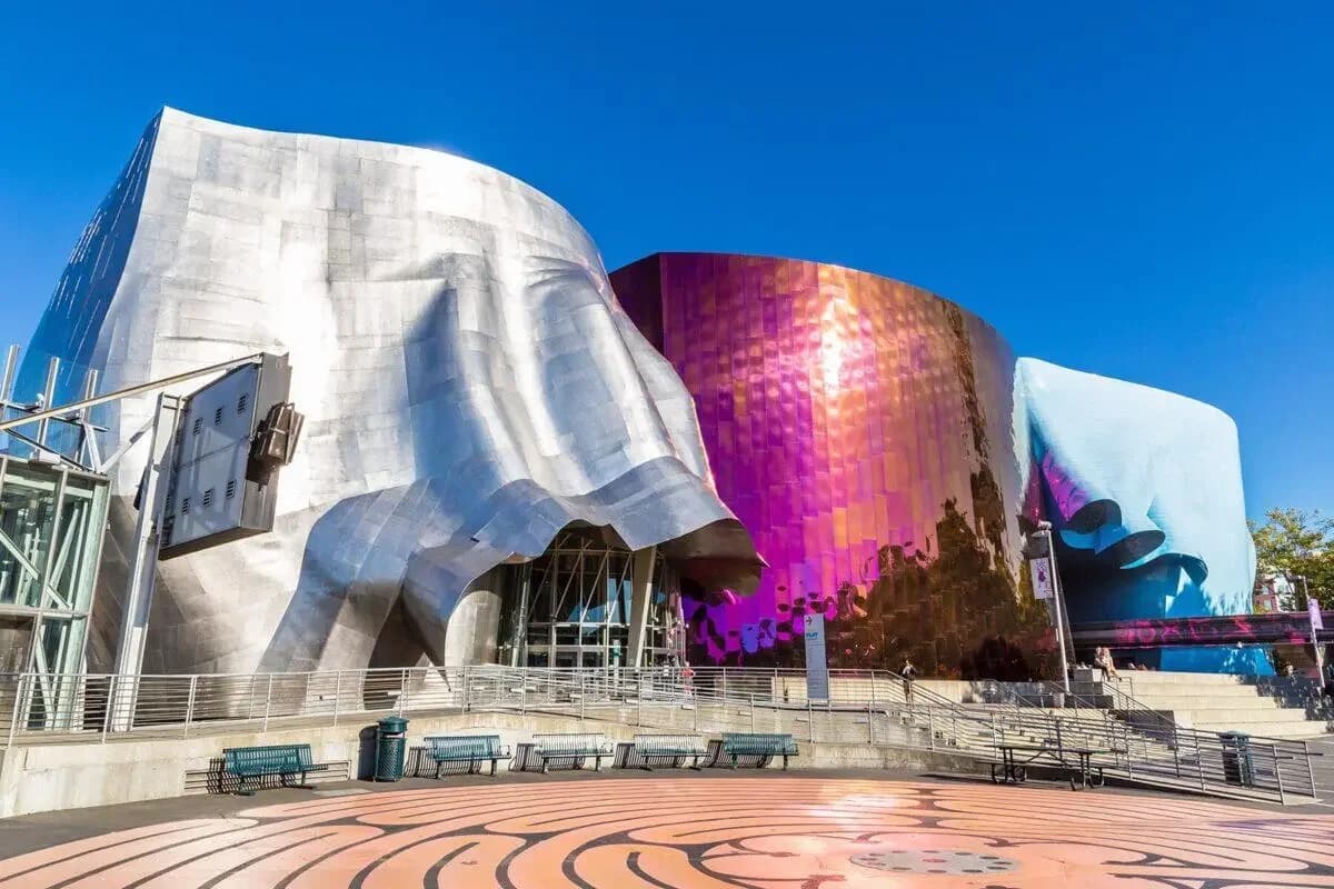 Frank Gehry's MoPOP building in Seattle